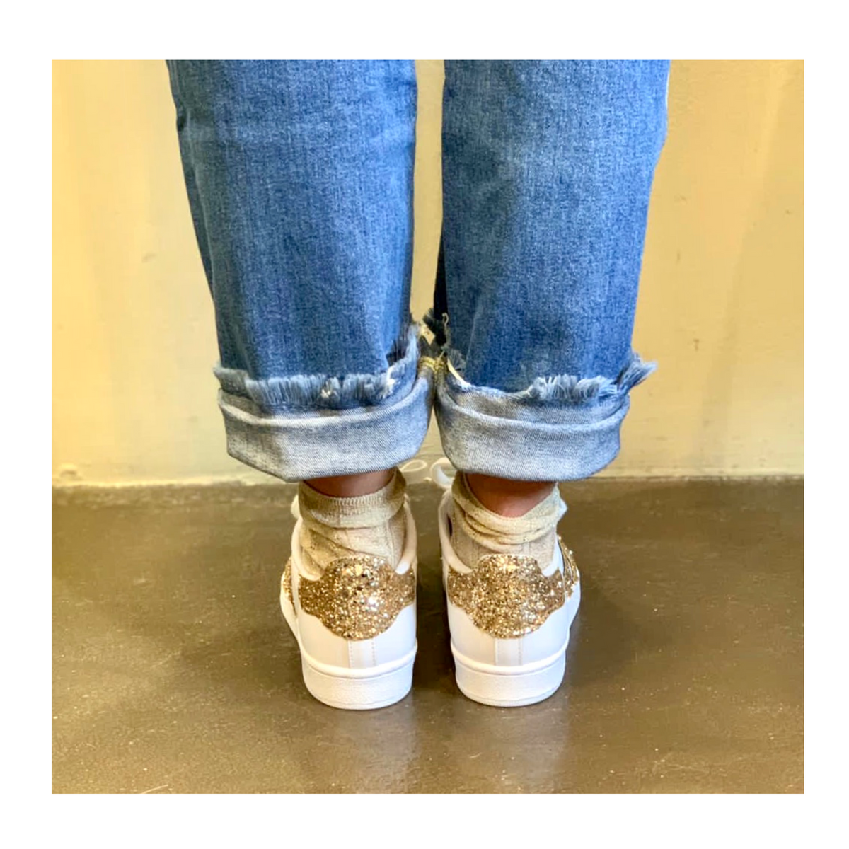 Adidas glitter oro on sale