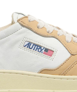 Autry low Bianco caramello GH04