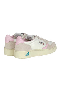 Autry sneakers pelle banco rosa AULWHE03