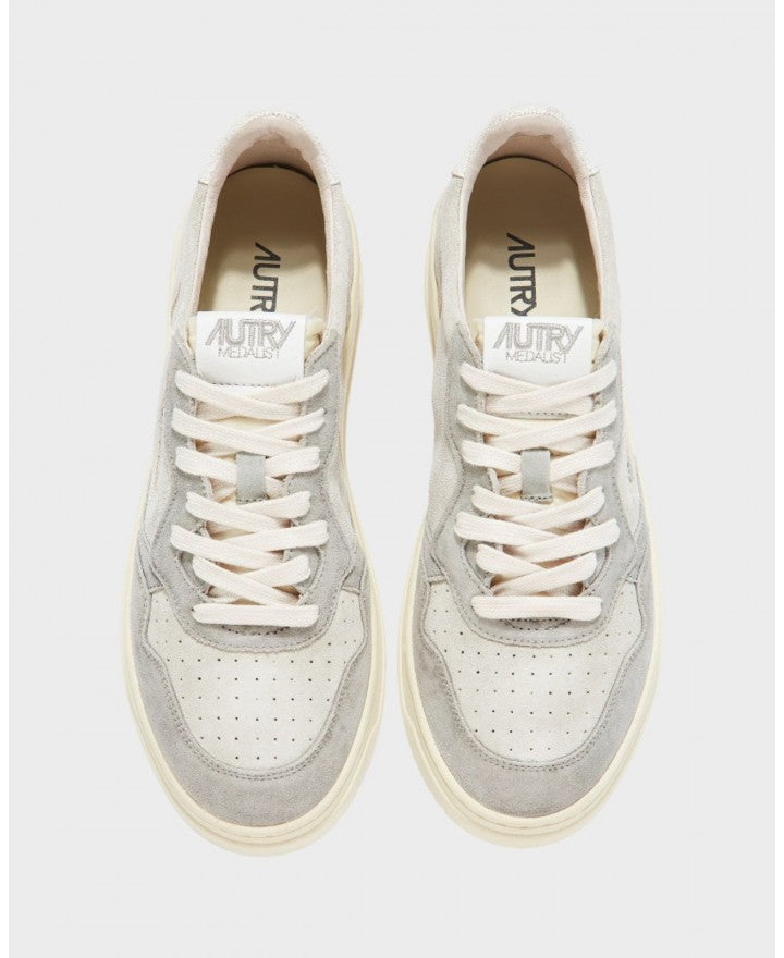 Autry sneakers suede grigia AULMXS04