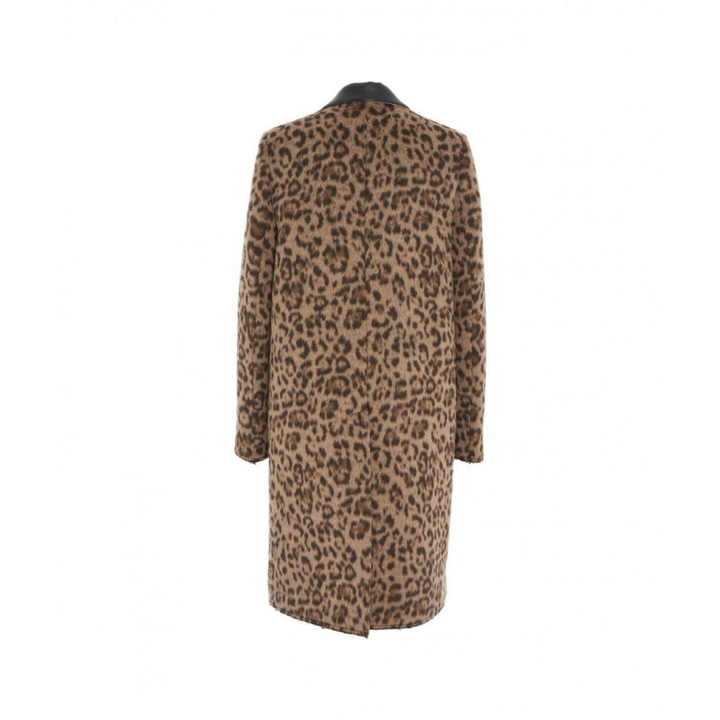 N21 cappotto maculato N0123014