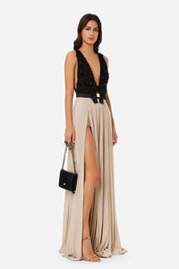 Elisabetta franchi vestito plissettato sales