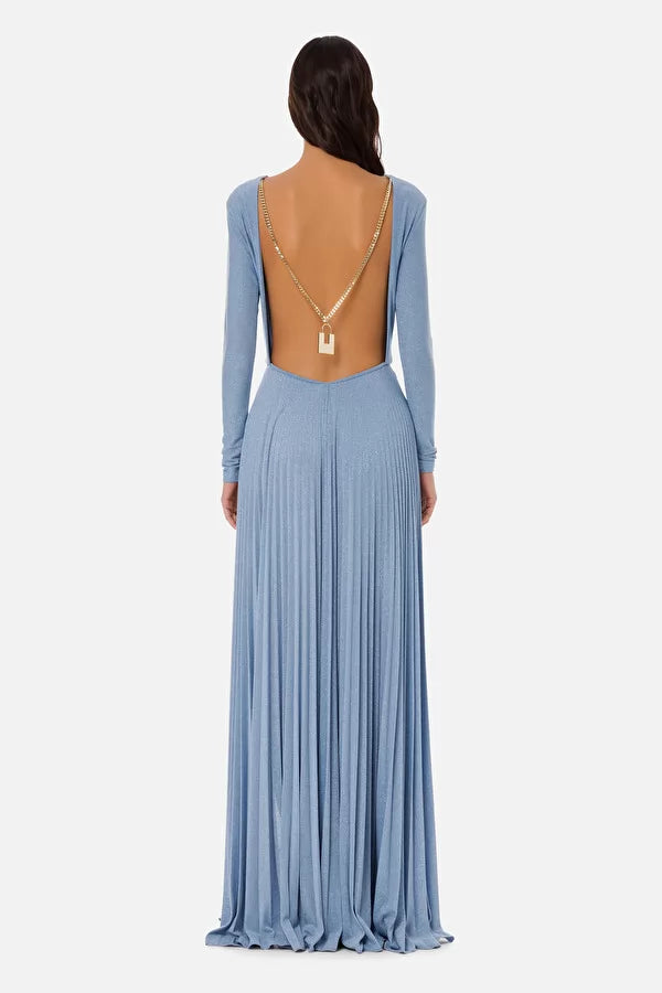 Abito lungo elisabetta franchi on sale