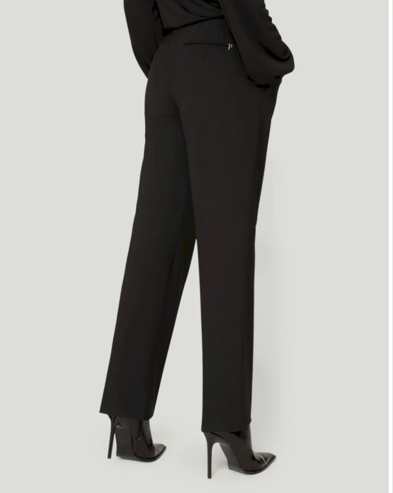 DONDUP - PANTALONE LOOSE IN LANA