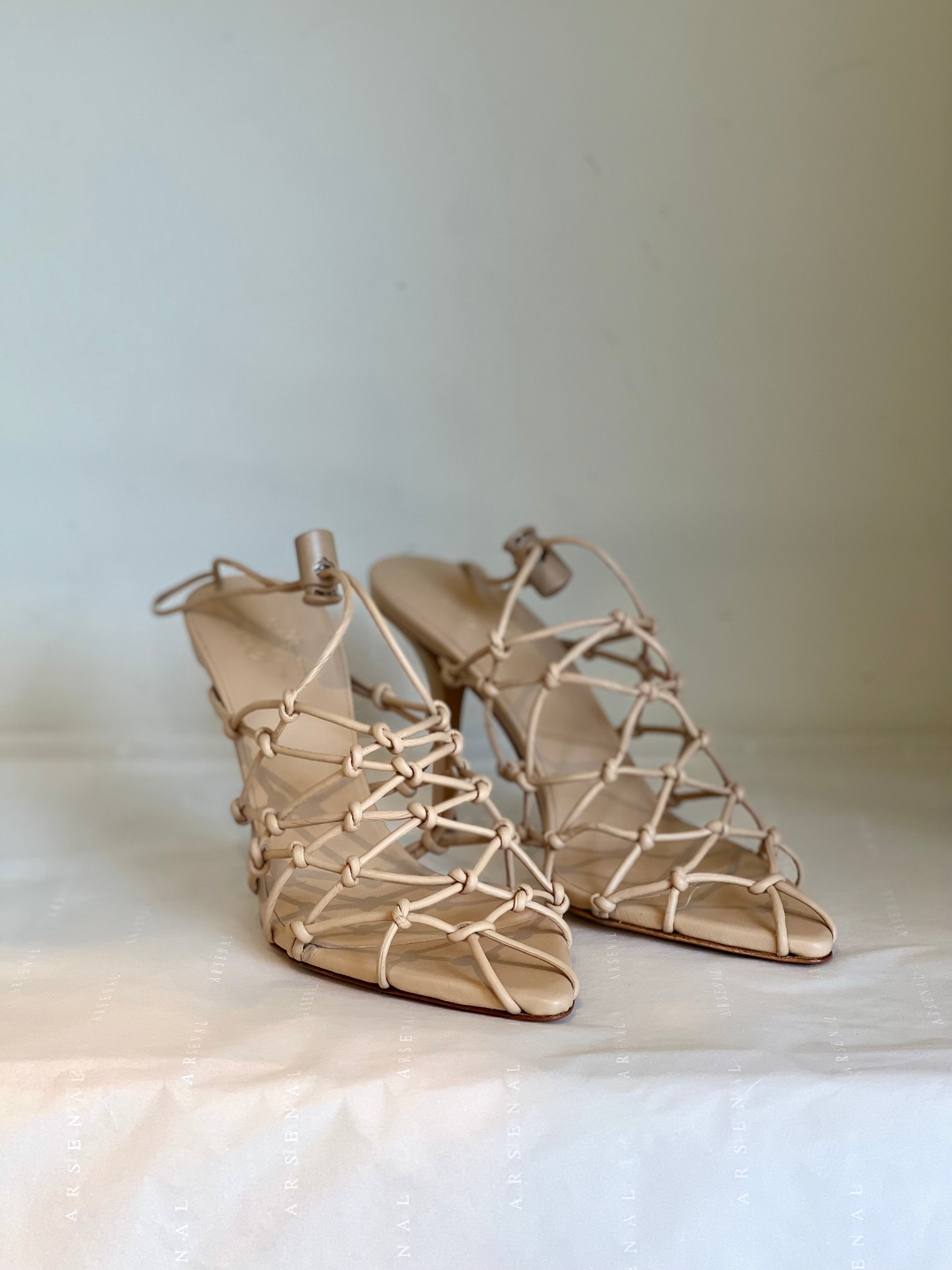 GIA BORGHINI - WOVEN SANDAL