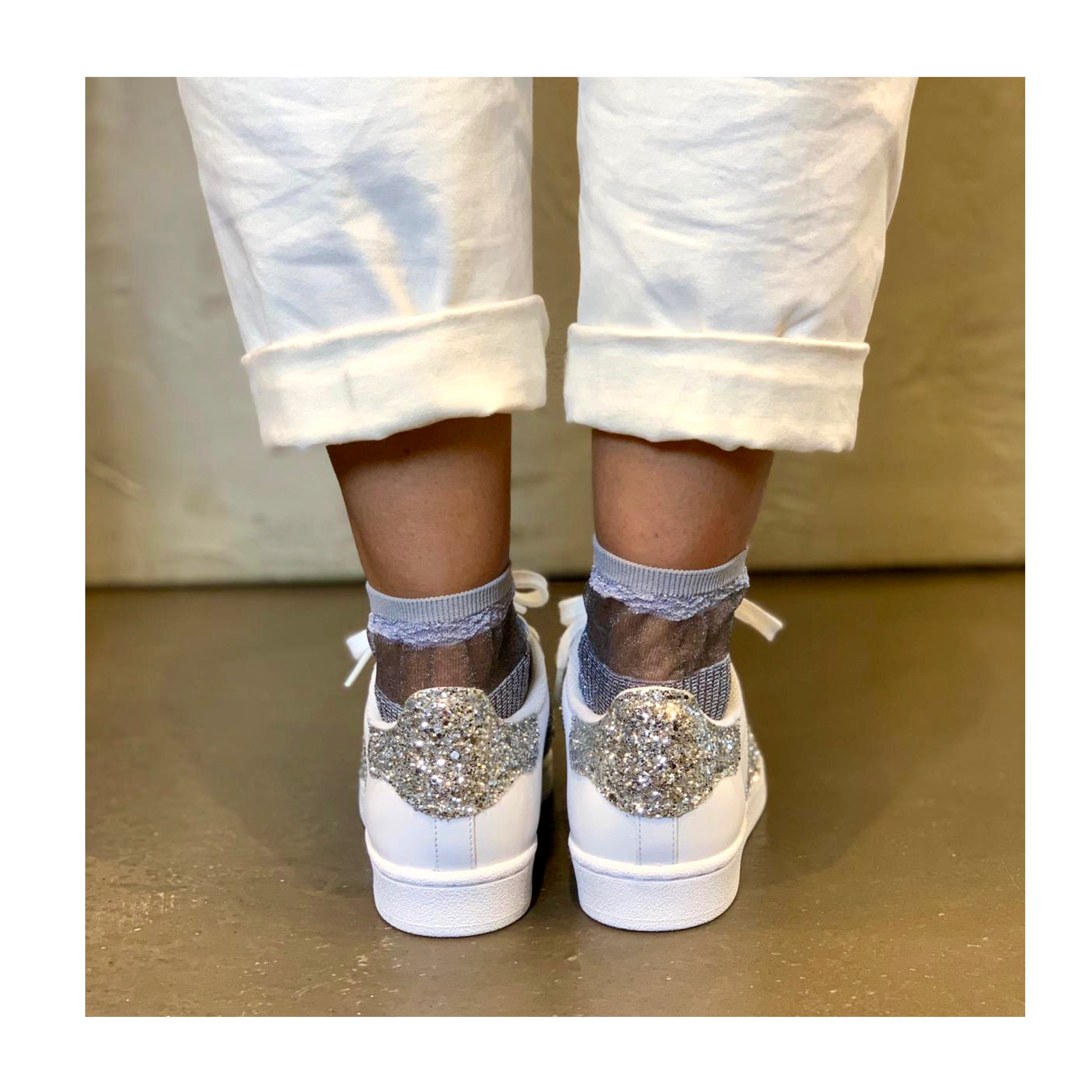 Adidas originals superstar donna top argento